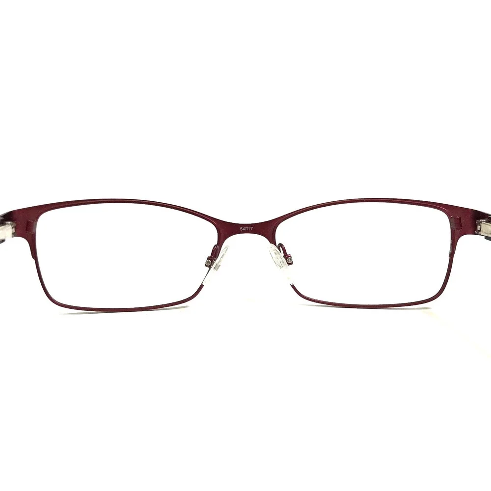 BCBGMAXAZRIA Eyeglasses Frames BRYNNE WINE Red Cat Eye Full Rim 54-17-135